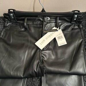 Madden girl flare pleather pants